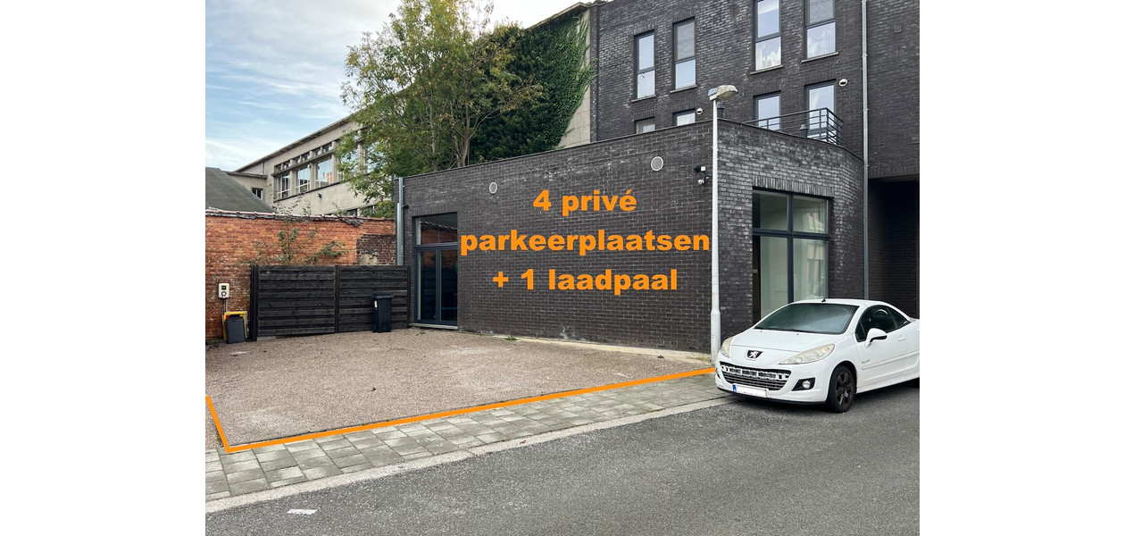 PRACHTIGE KANTOORRUIMTE MET PRIVÉ PARKING VOOR 4 AUTO'S